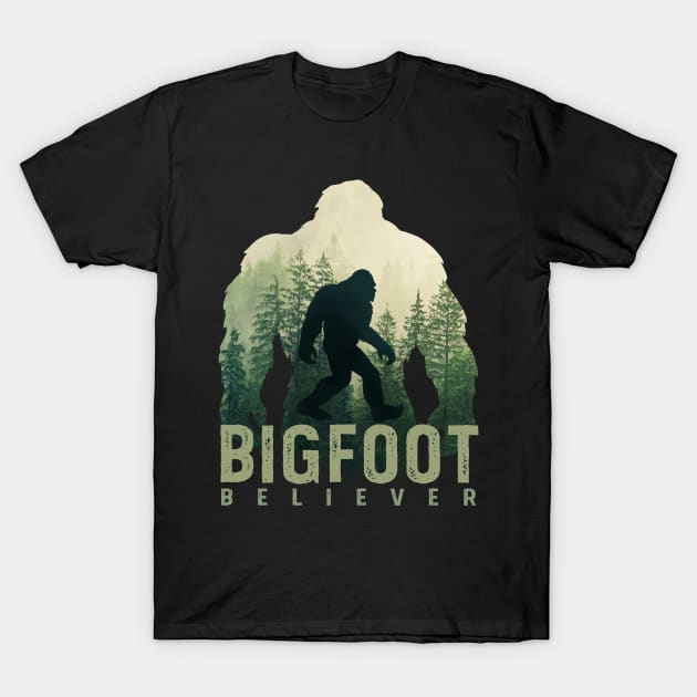 Bigfoot Believer T-Shirt by Jay Diloy